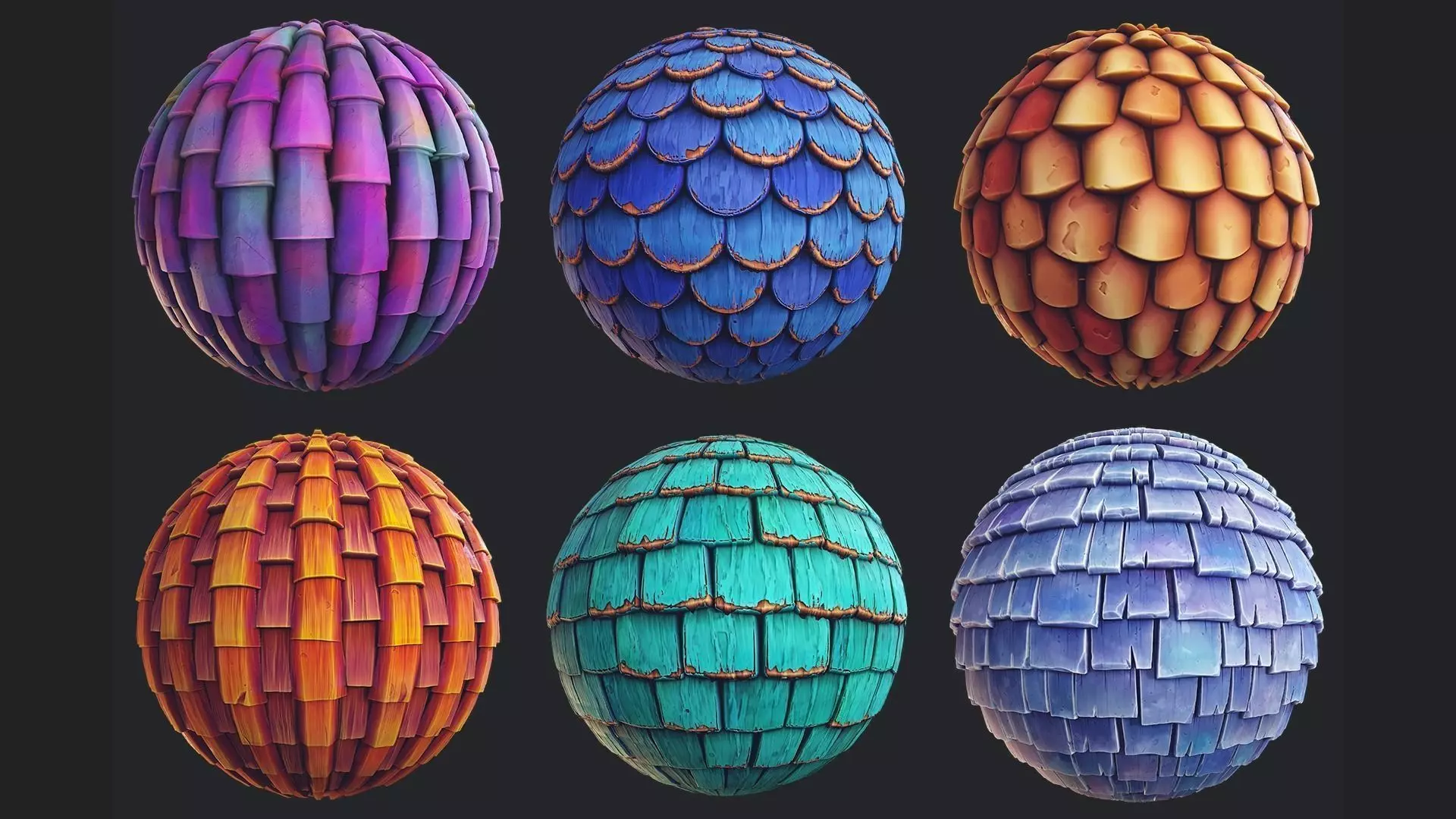 Stylized Roof Materials Texture_0