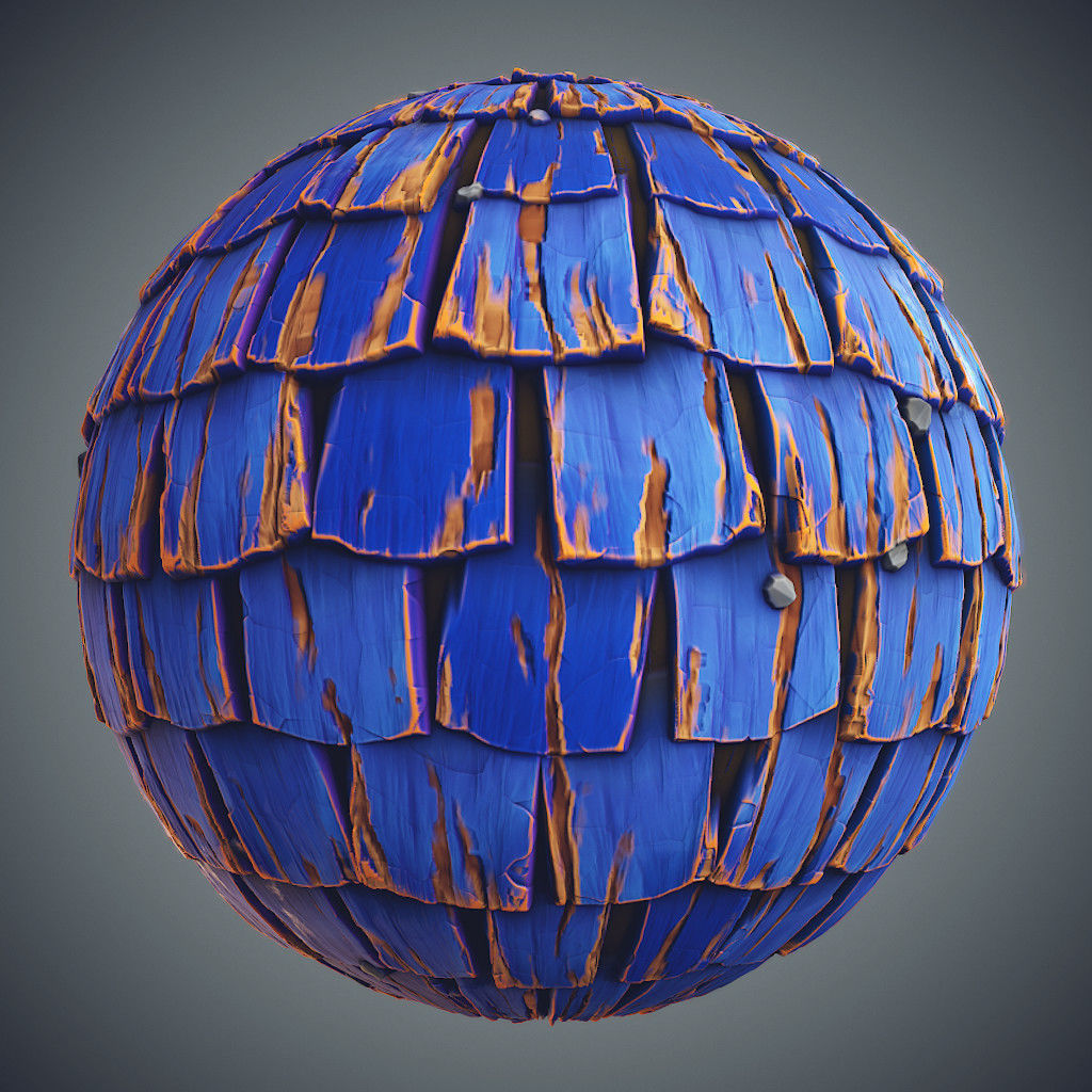 Stylized Roof Materials Texture_6
