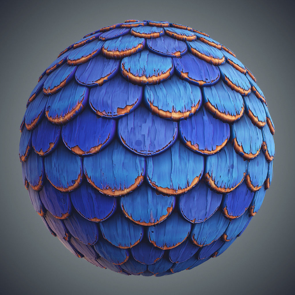 Stylized Roof Materials Texture_2
