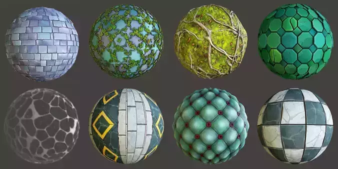 Stylized East Castle Materials Texture
