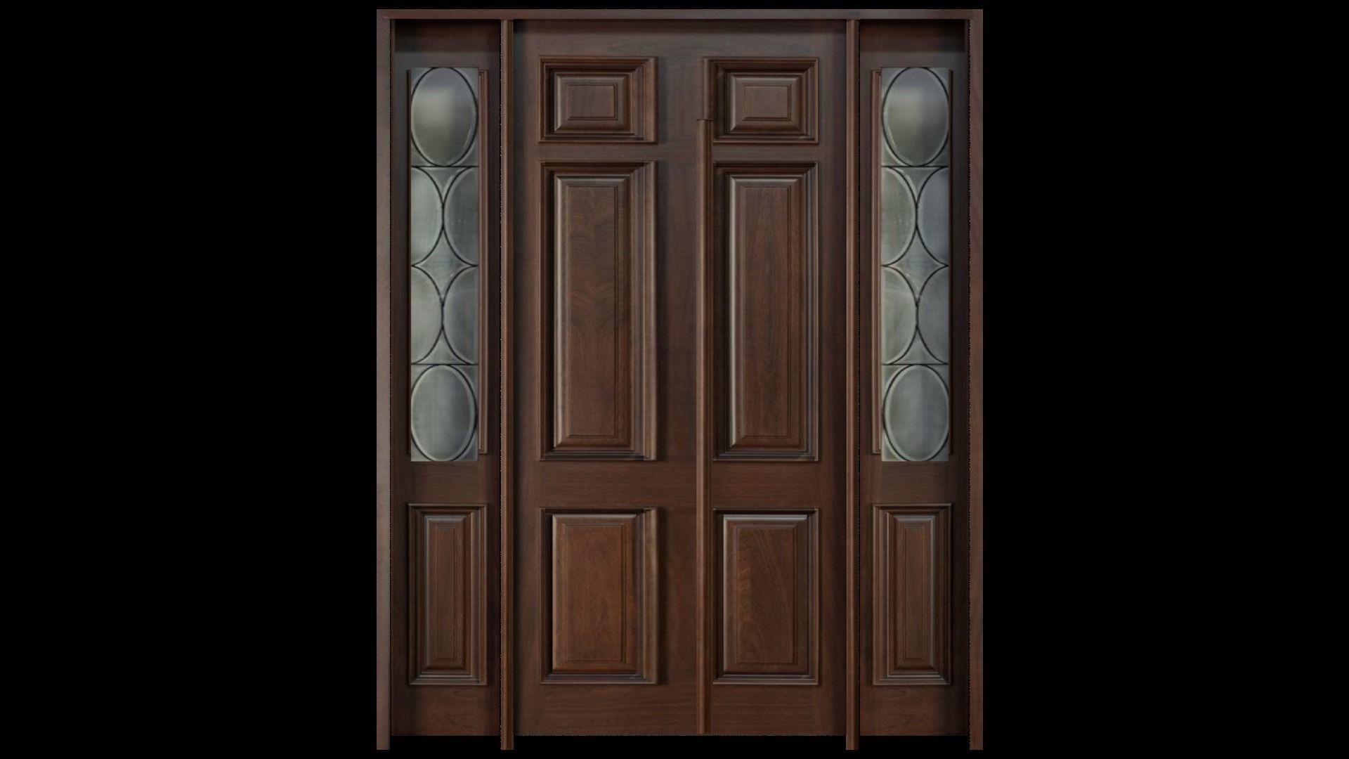 Door Pack Low-poly 3D model_5