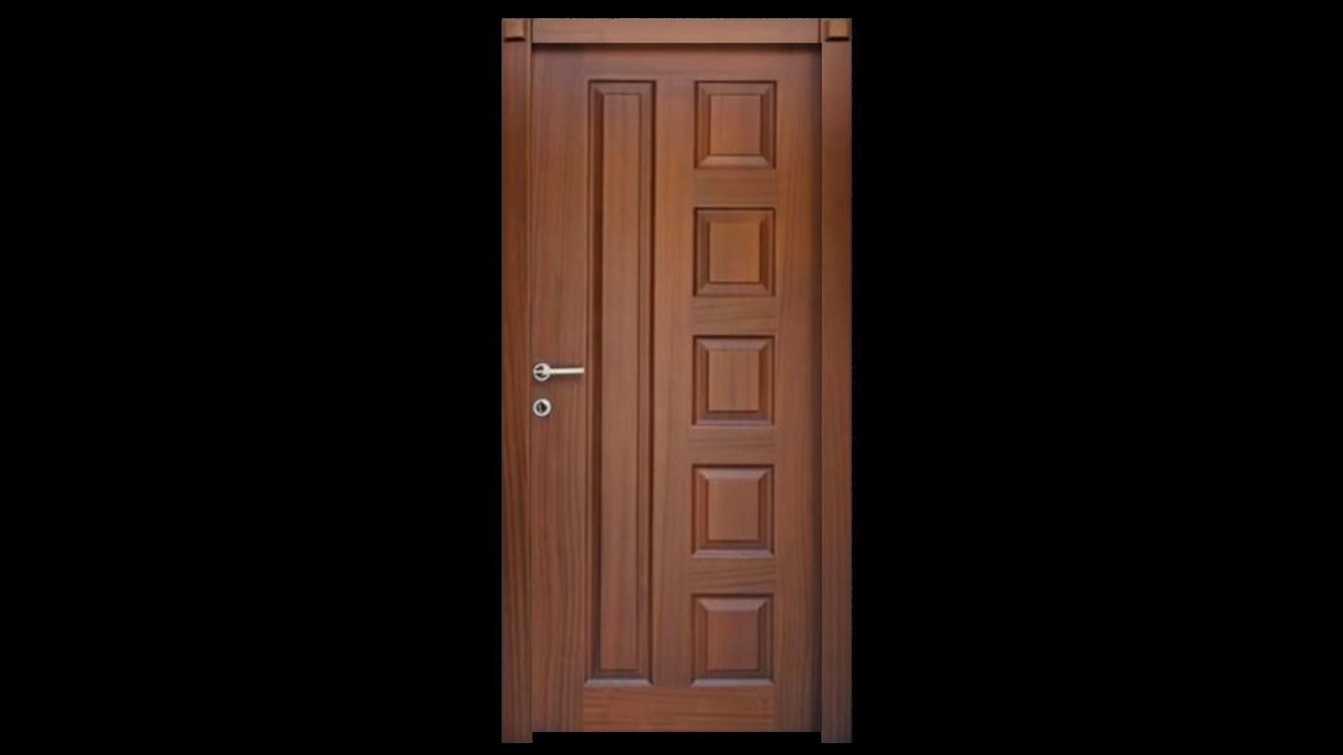 Door Pack Low-poly 3D model_6