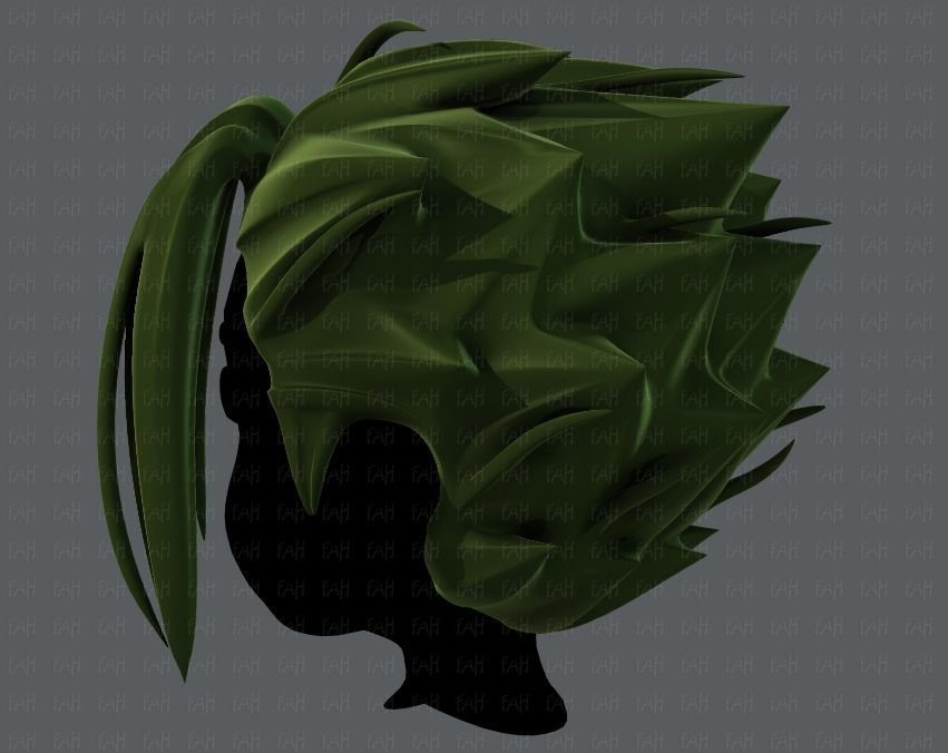 3D Hair style for boy V29 Low-poly 3D model_6