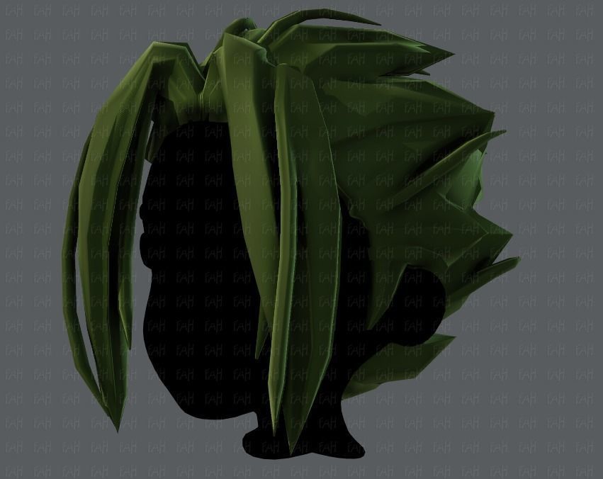 3D Hair style for boy V29 Low-poly 3D model_24