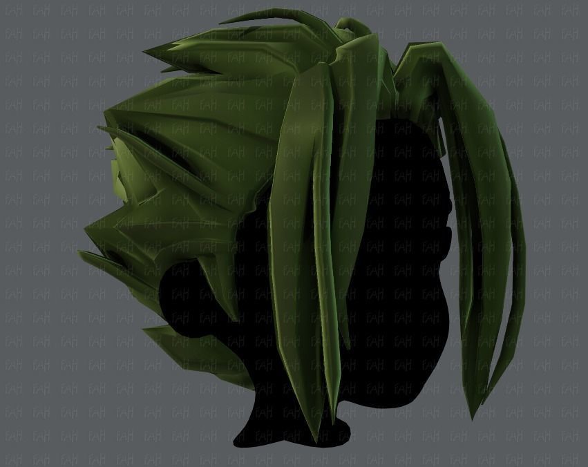 3D Hair style for boy V29 Low-poly 3D model_18