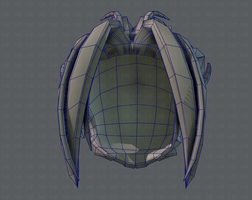 3D Hair style for boy V29 Low-poly 3D model_40