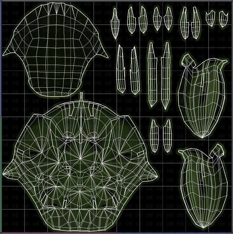 3D Hair style for boy V29 Low-poly 3D model_45