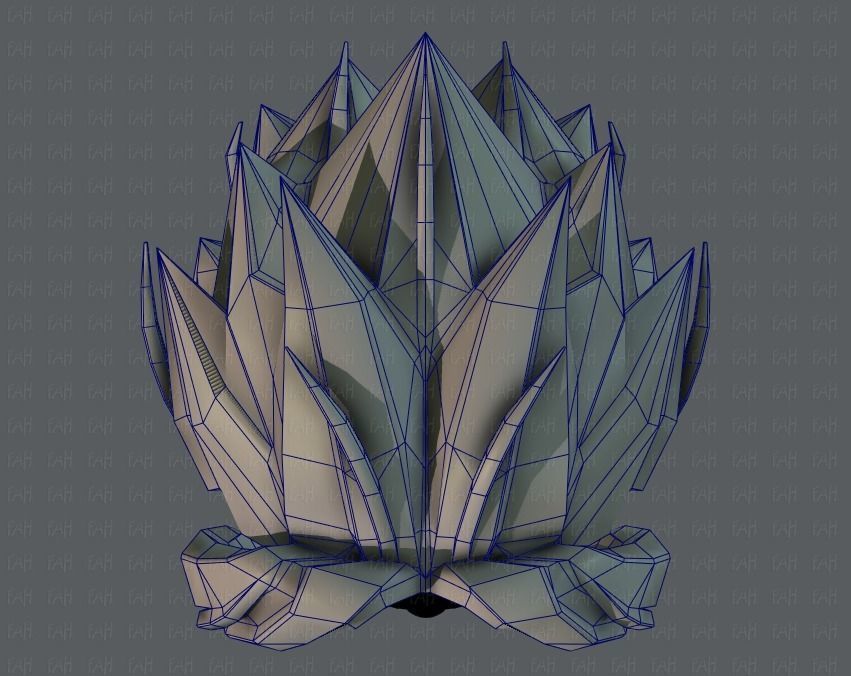 3D Hair style for boy V29 Low-poly 3D model_36