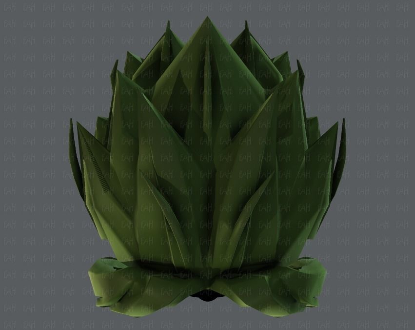 3D Hair style for boy V29 Low-poly 3D model_35