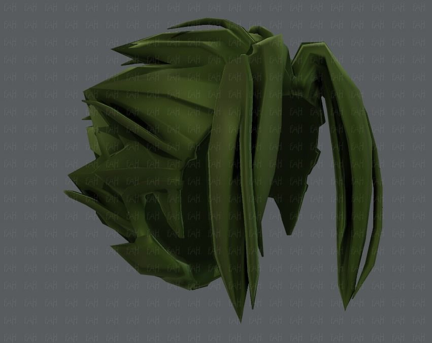 3D Hair style for boy V29 Low-poly 3D model_43