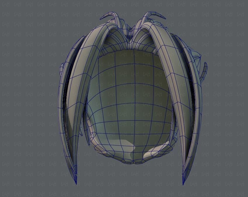 3D Hair style for boy V29 Low-poly 3D model_38