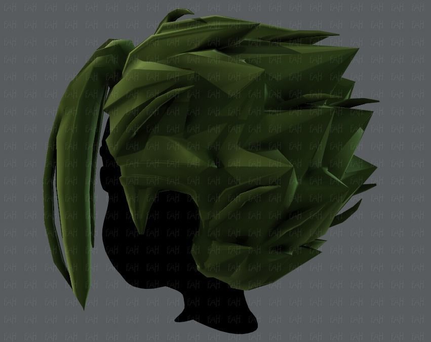 3D Hair style for boy V29 Low-poly 3D model_22