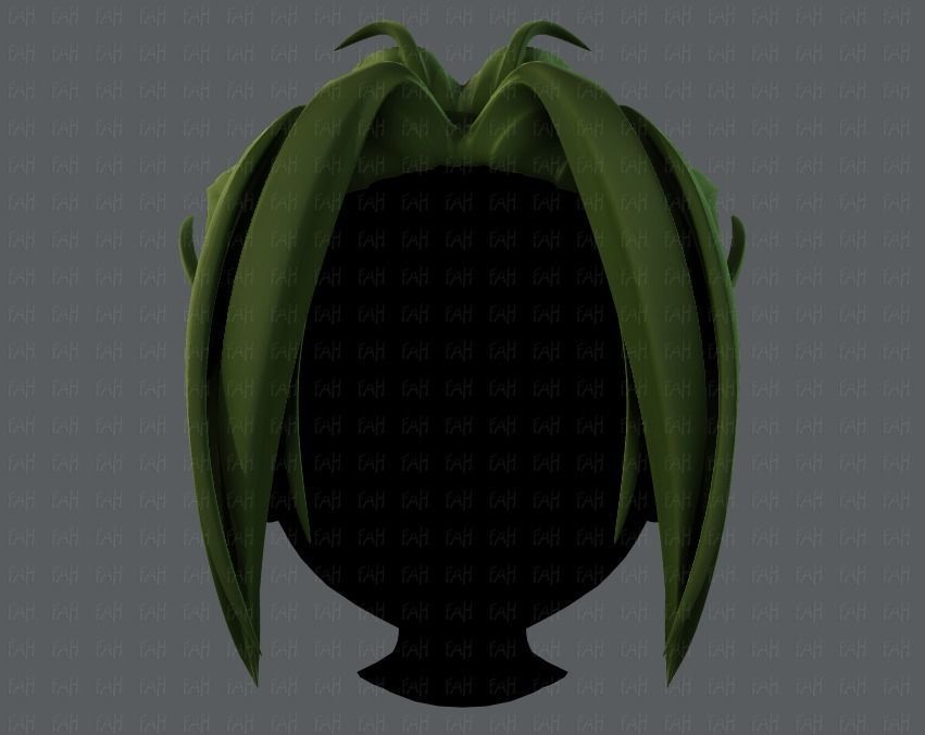 3D Hair style for boy V29 Low-poly 3D model_1