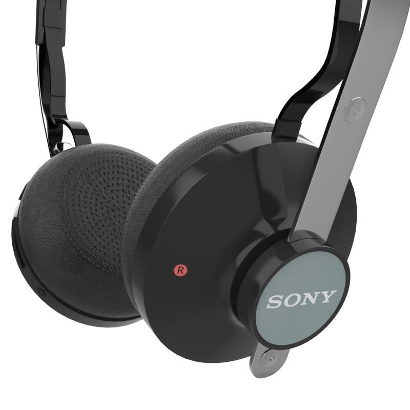 SONY SBH60 BLUETOOTH HEADSET BLACK 3D model_6
