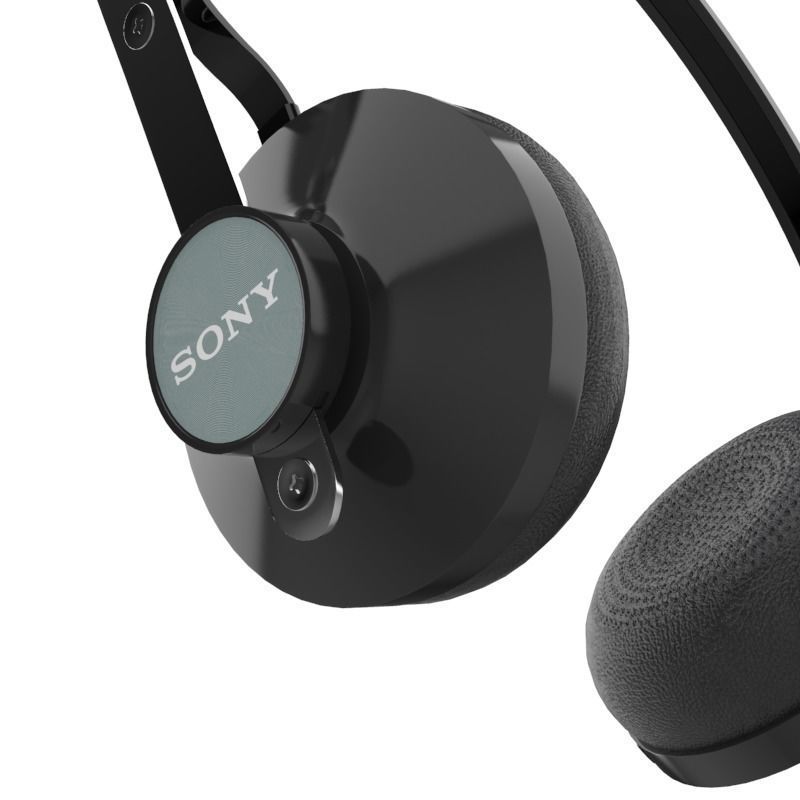 SONY SBH60 BLUETOOTH HEADSET BLACK 3D model_8