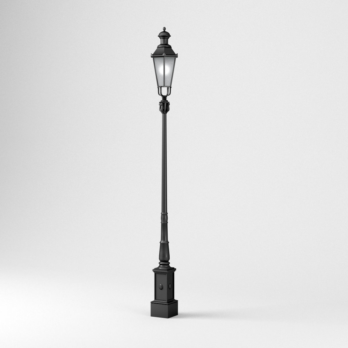 Street Lamp Old Munich - street lighting 3D model_1