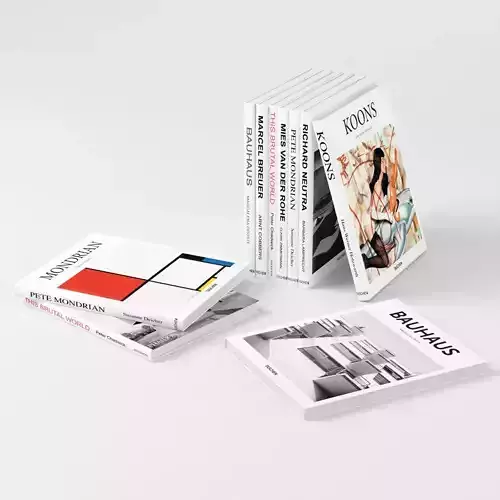 Bauhaus Books decorative set