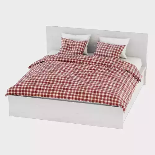 Bed Malm 3D model