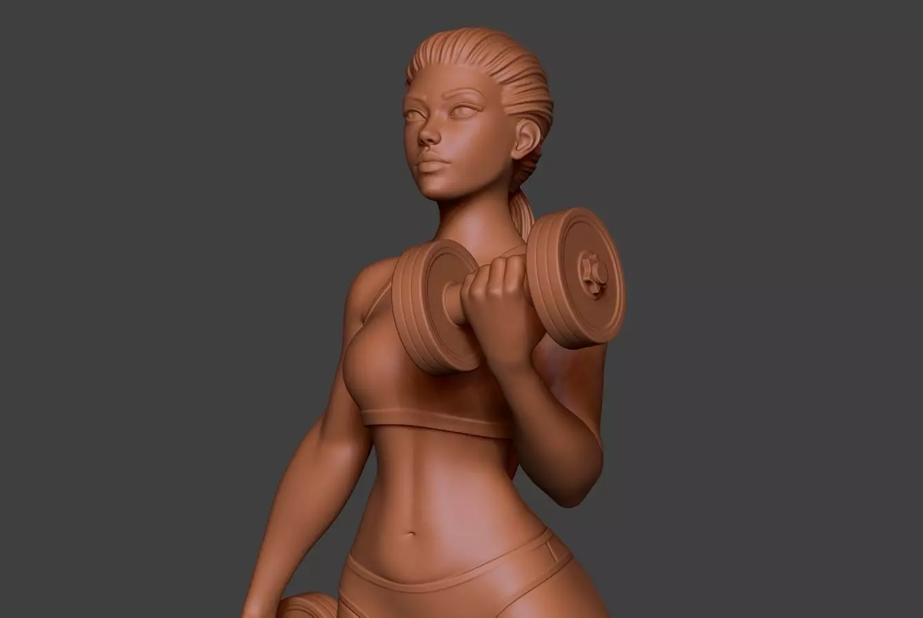 Woman Sport 3D print model