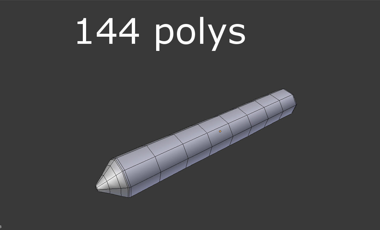 low poly wood log 2 Low-poly 3D model_4