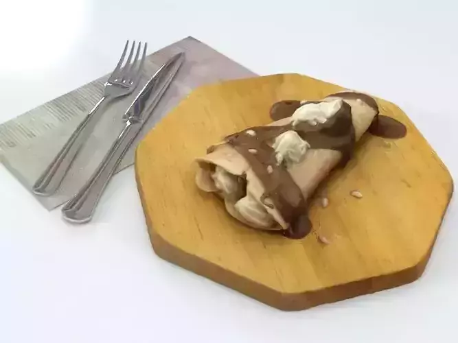Pancake Chocolate  Crepe