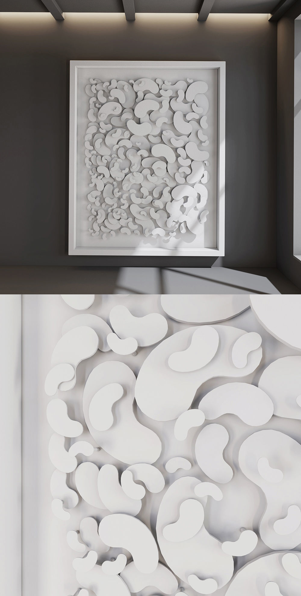 Beans painting Maison Rapin picture 3D model_1