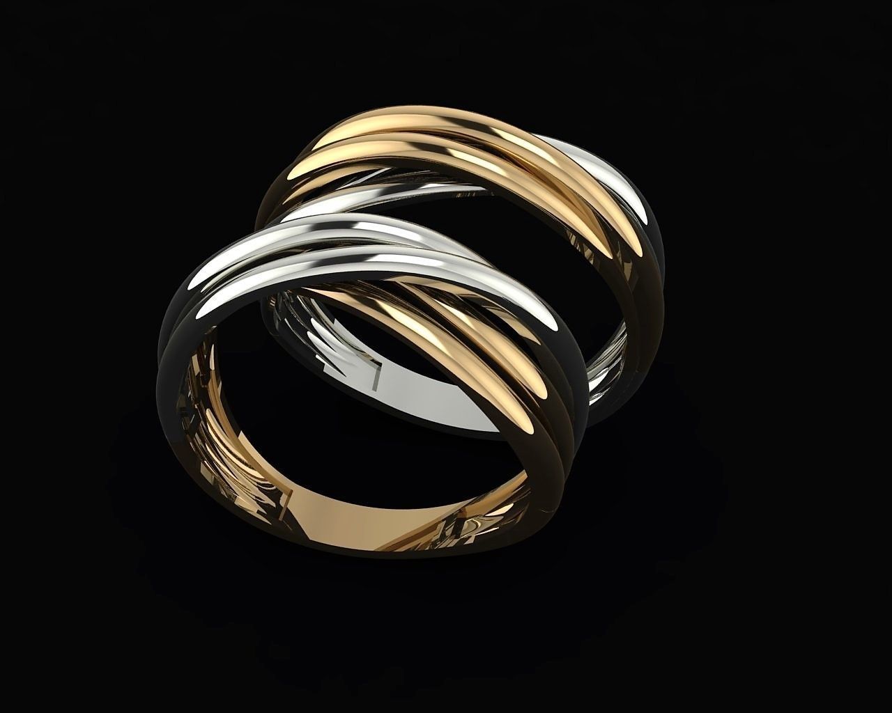 Ring Twst 3D print model_3