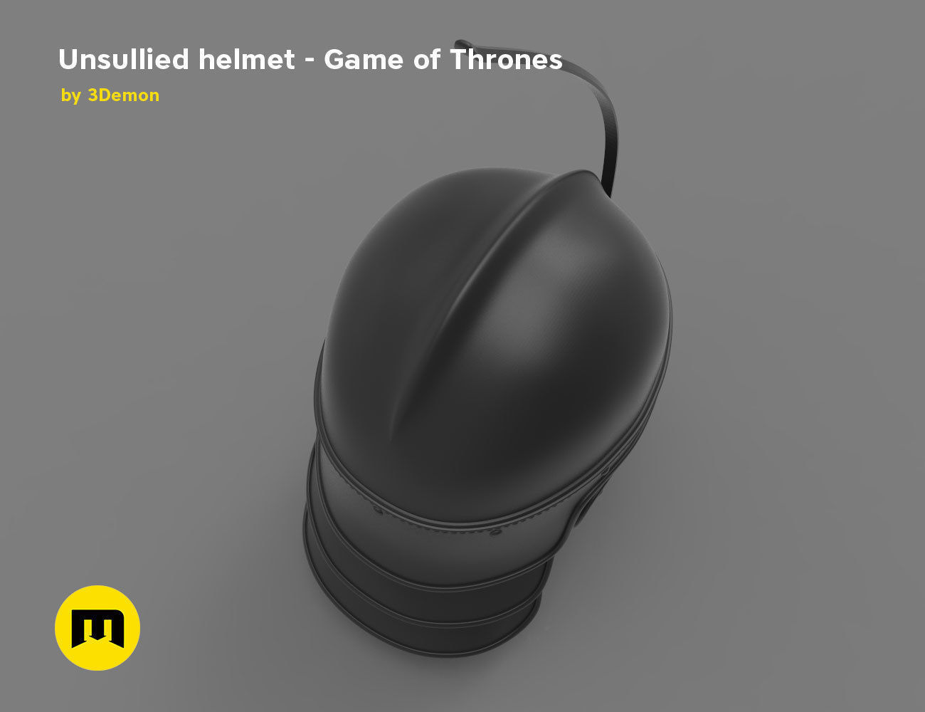 Game of Thrones Unsullied Helmet 3D print model_6
