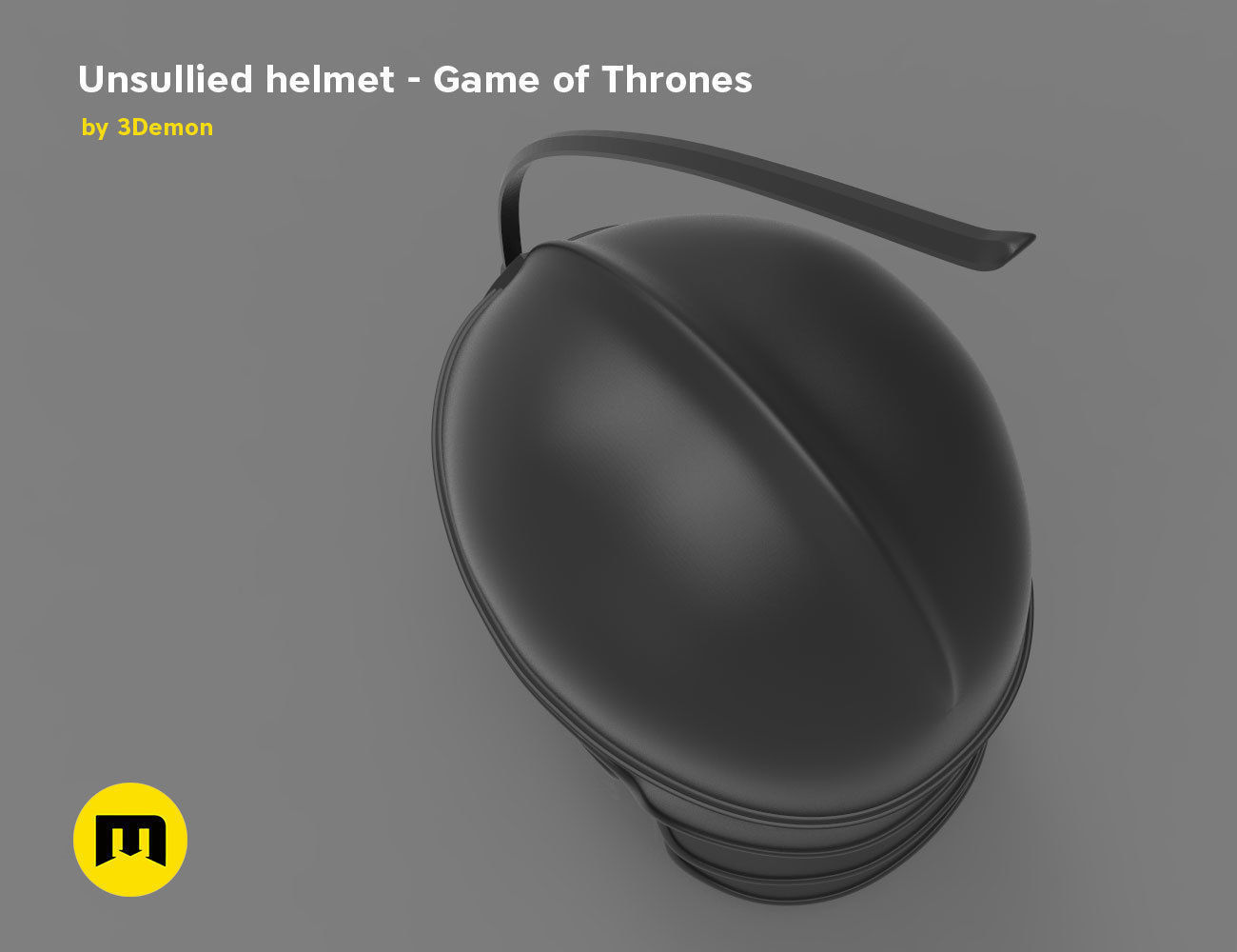 Game of Thrones Unsullied Helmet 3D print model_12