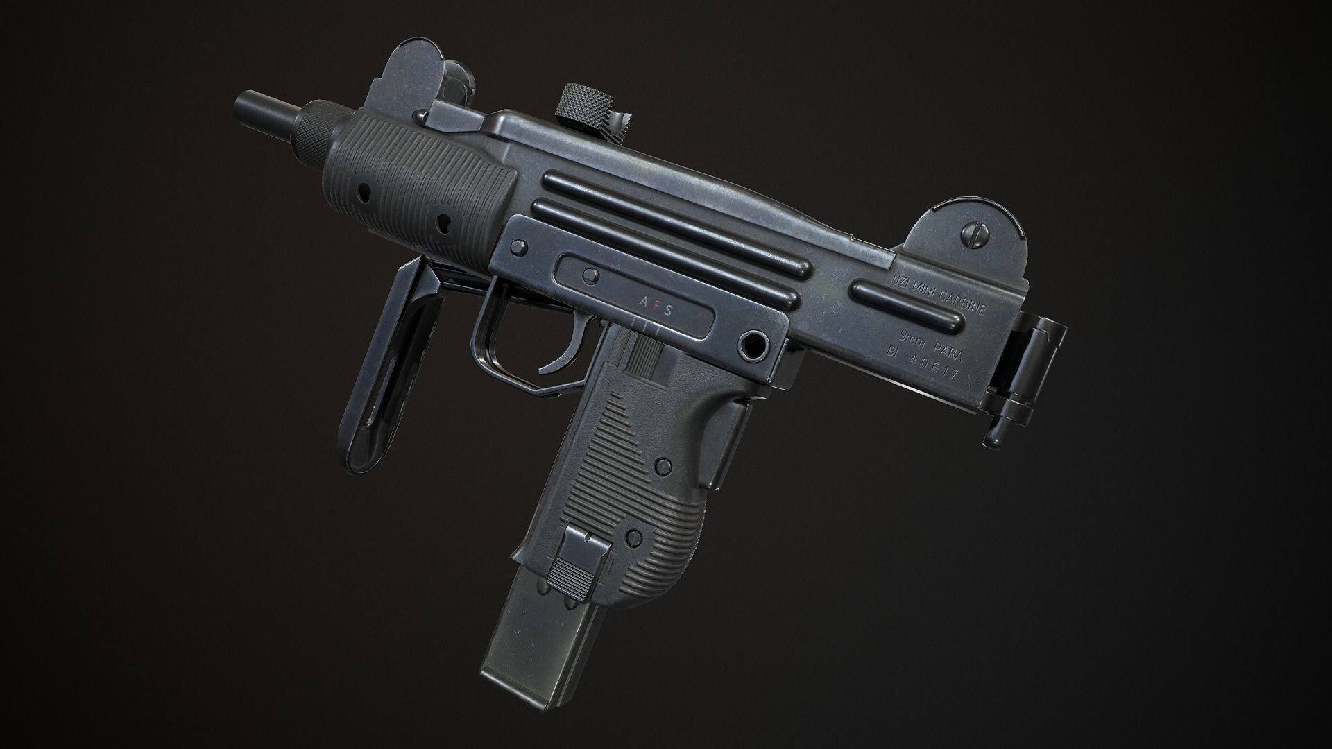 Mini Uzi Pbr 4k Texture 3d Asset Cgtrader