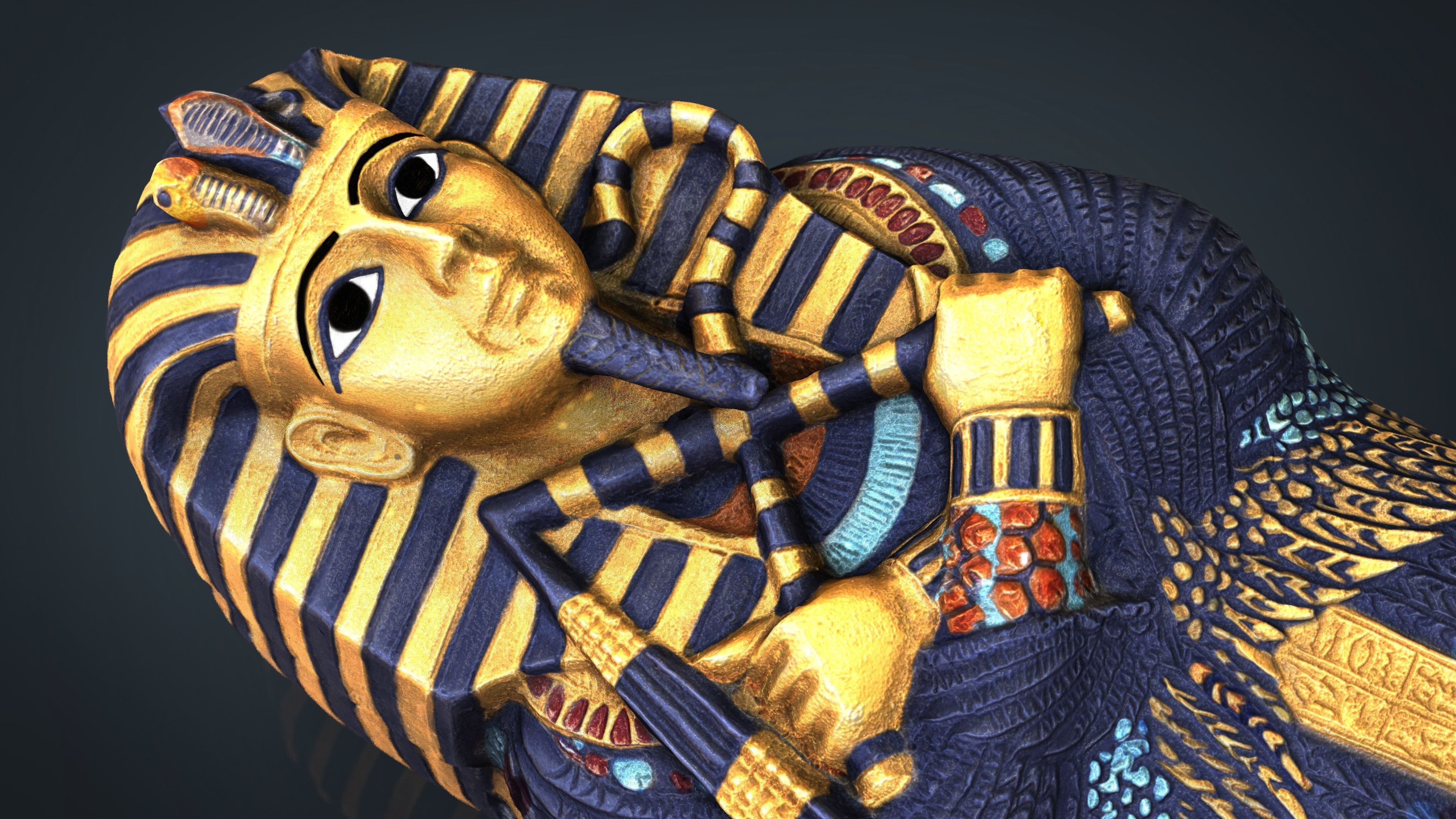 EGYPTIAN SARCOPHAGUS 3D model_11
