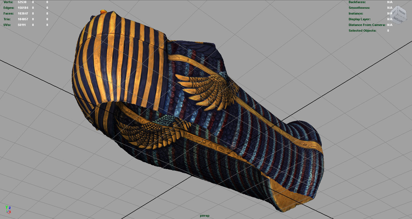 EGYPTIAN SARCOPHAGUS 3D model_5