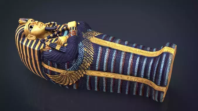 EGYPTIAN SARCOPHAGUS 3D model