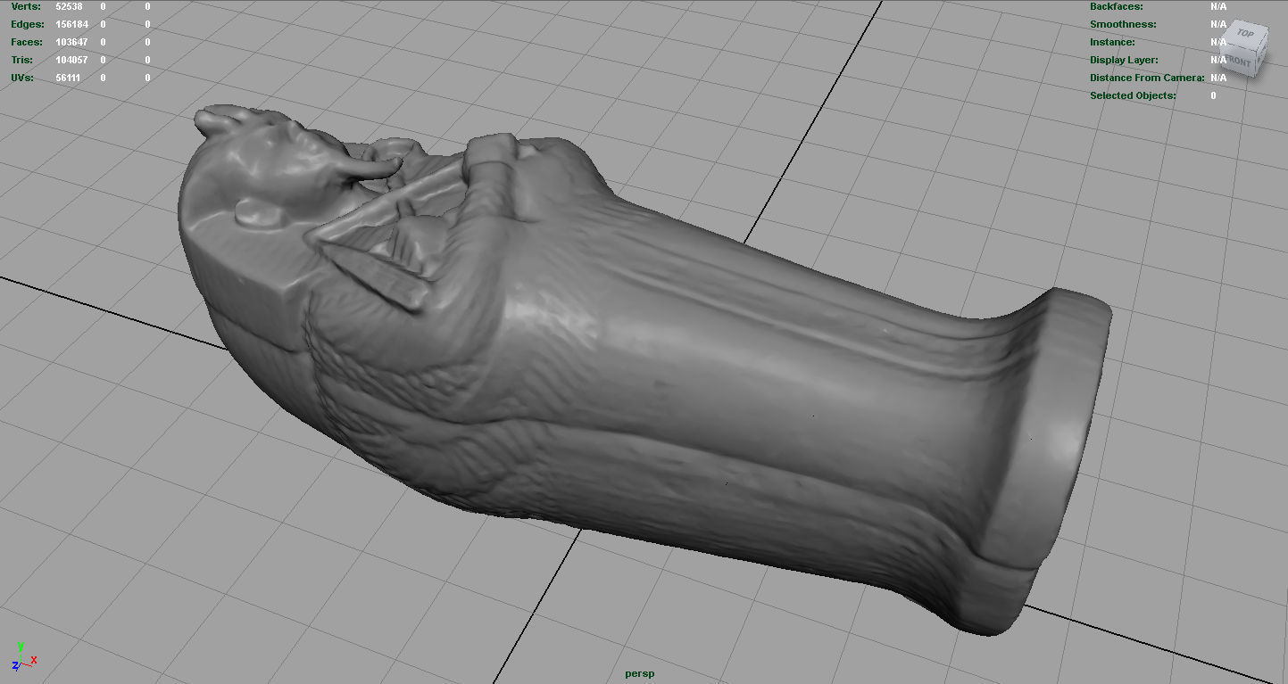 EGYPTIAN SARCOPHAGUS 3D model_3