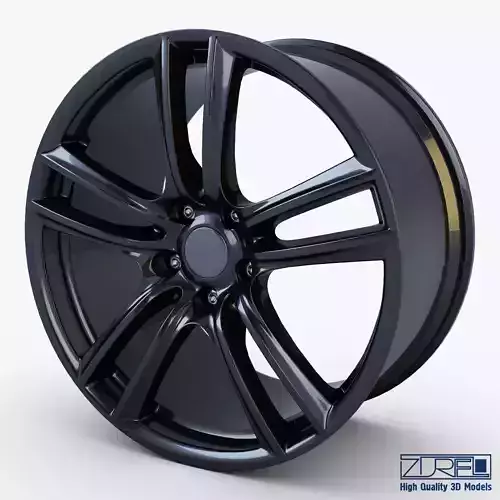 Style 303 wheel black Mid Poly