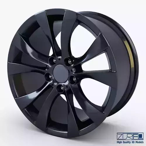 Style 227 wheel black Mid Poly