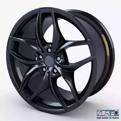 Style 215 wheel black Mid Poly
