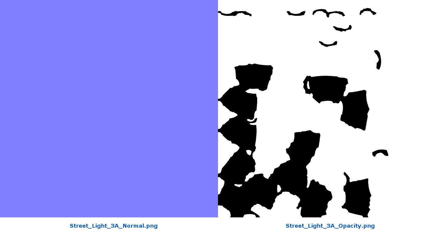 Street Light 3A Low-poly 3D model_10