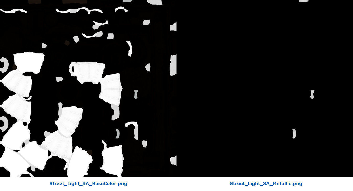 Street Light 3A Low-poly 3D model_9