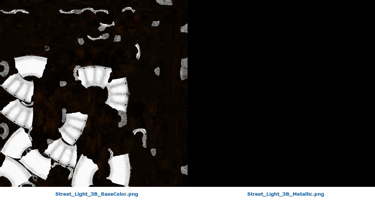 Street Light 3B Low-poly 3D model_9