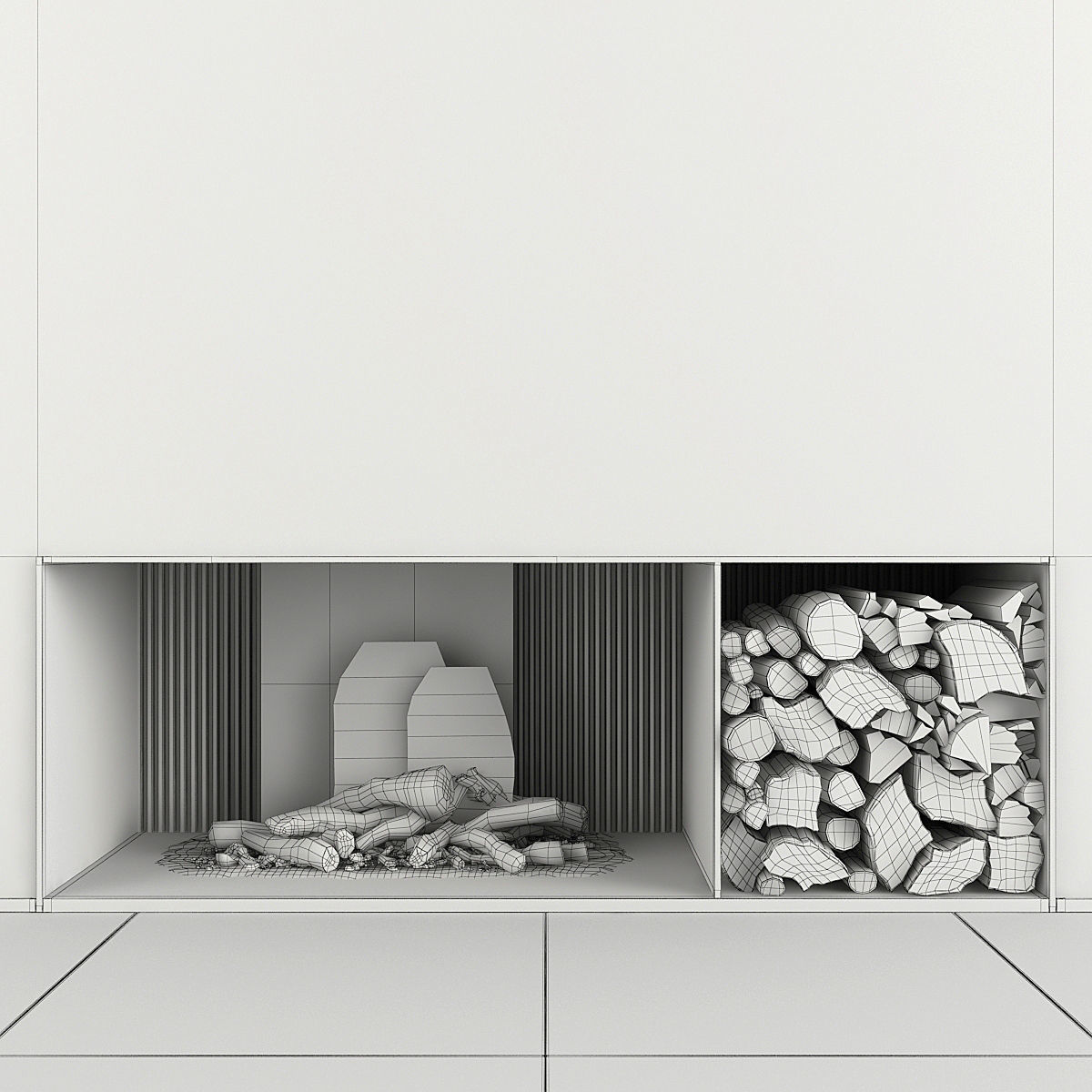 Fireplace modern 29 3D model_10