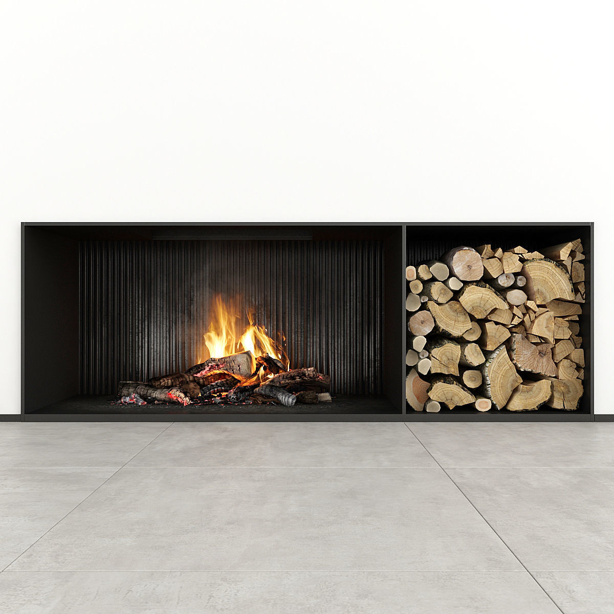 Fireplace modern 29 3D model_7