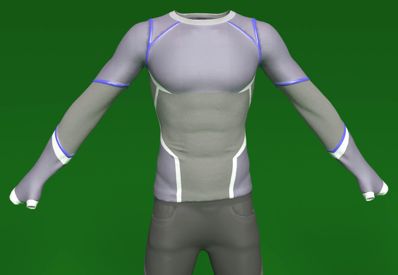 comic book male costumes v1 3D model_6