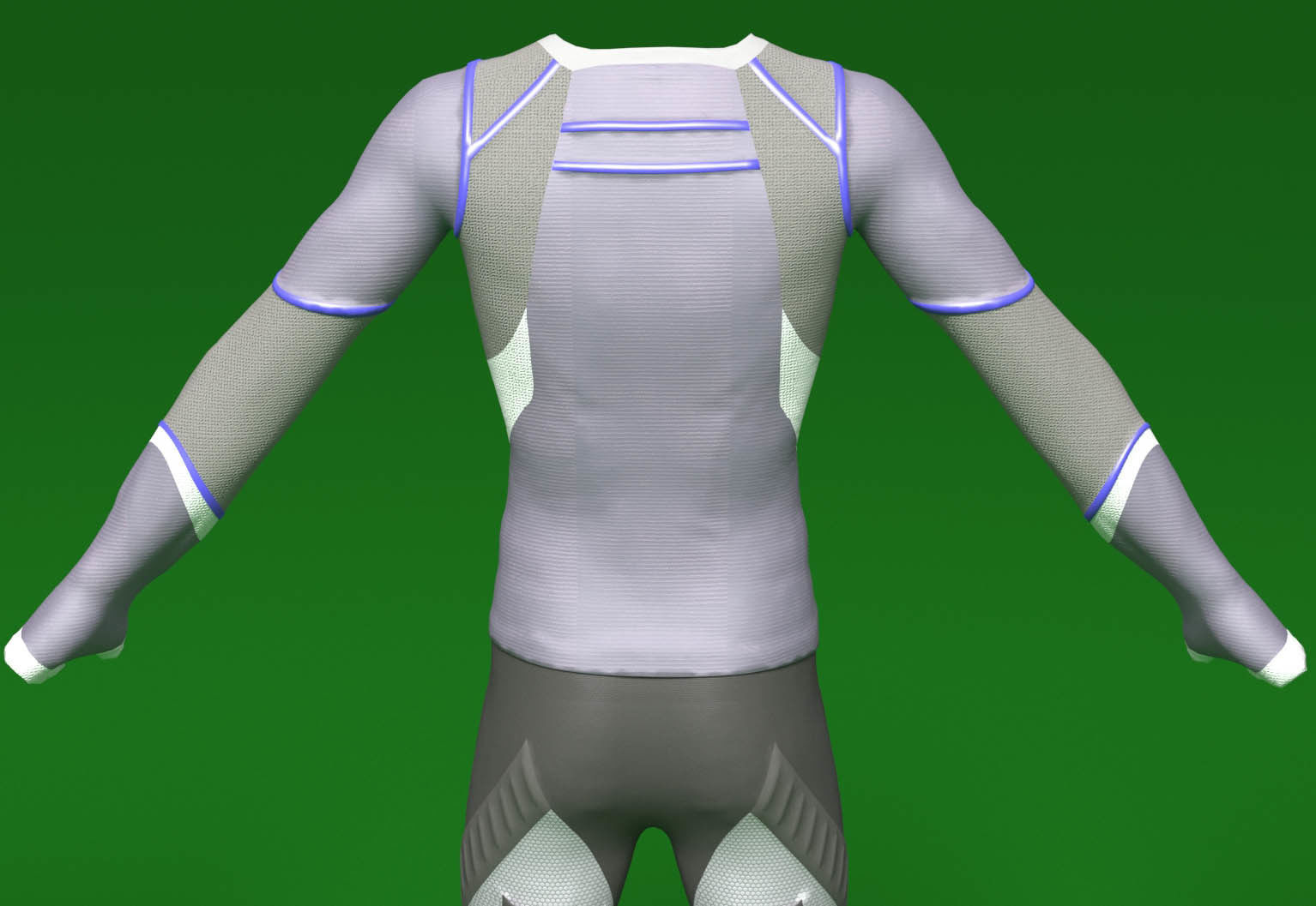 comic book male costumes v1 3D model_7