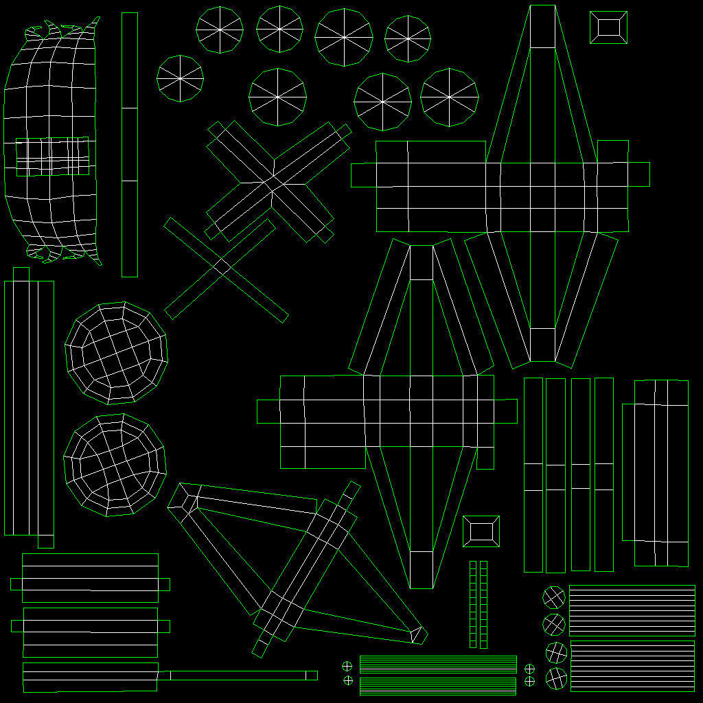 Medieval Catapult Low-poly 3D model_8