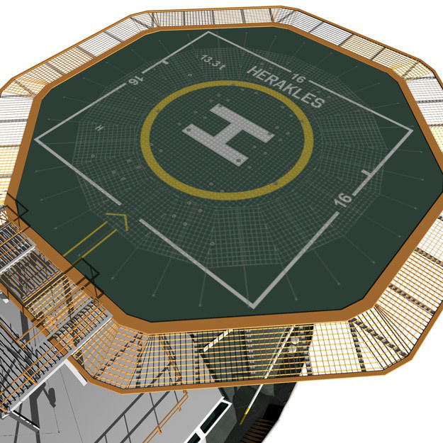 Pipe laying ship 3D model_22