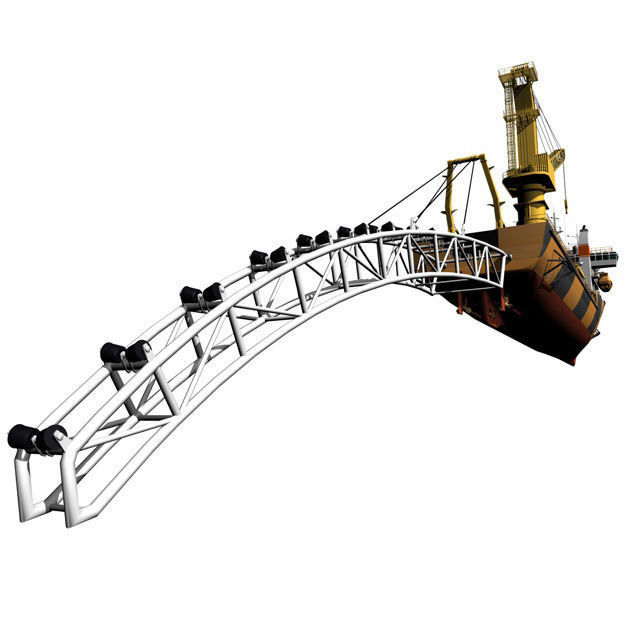 Pipe laying ship 3D model_12