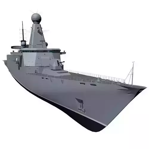 Guided Missile Destroyer 3D model