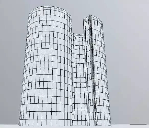 City Building Design S-1-6 Low-poly 3D model
