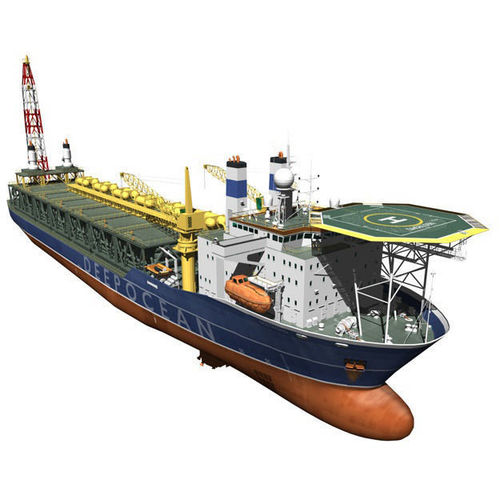 FPSO-vessel hudson oil tanker 3D model